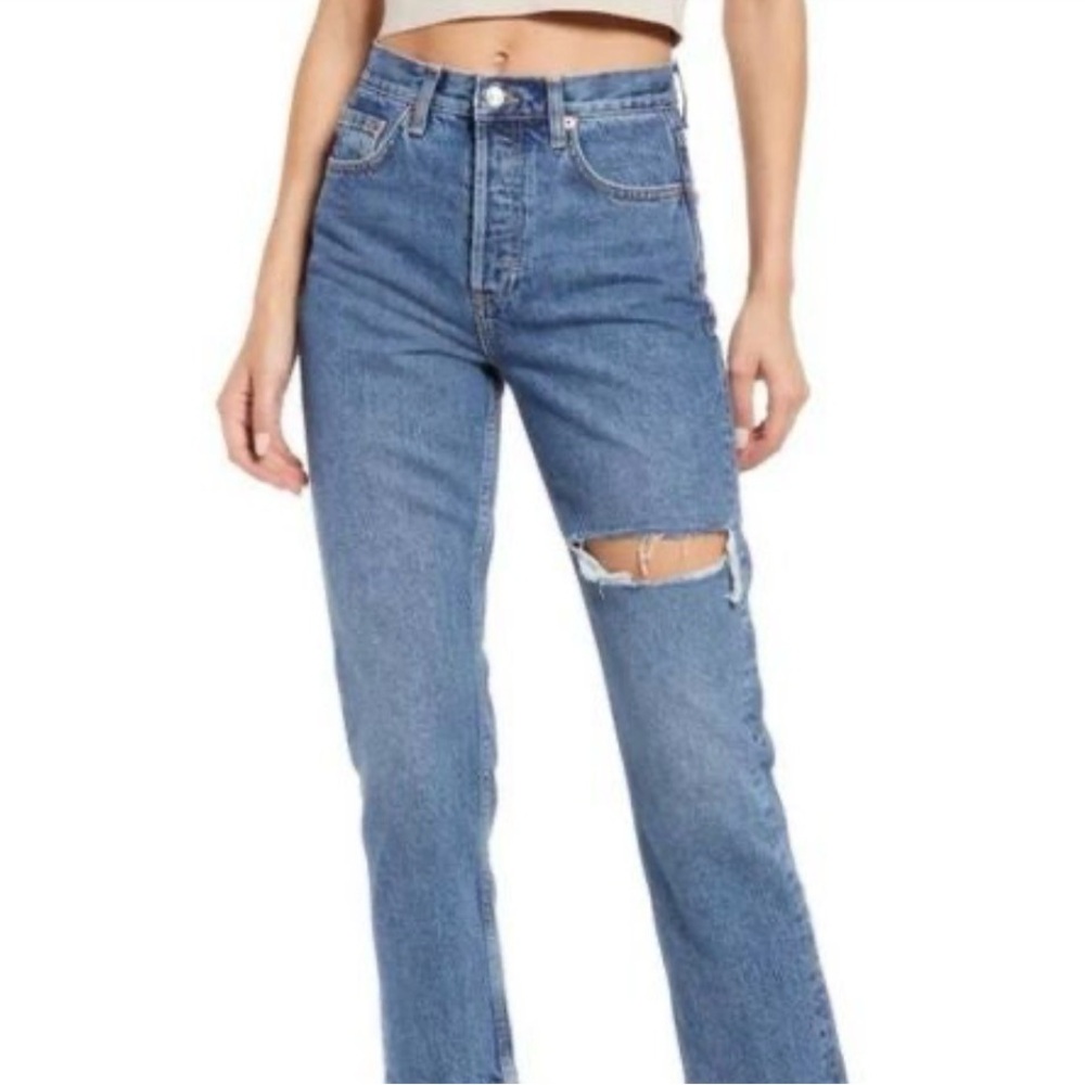 Topshop Editor Rigid Straight jeans size 28